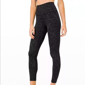 Lululemon HR Align 25” Wild Thing Deep Coal Camo